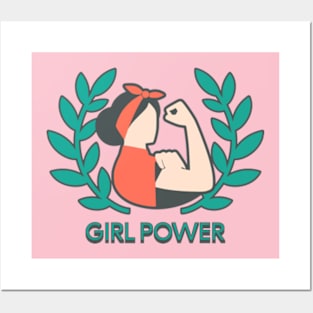 Girl Power Feminist Feminism GRL PWR Posters and Art